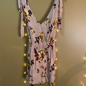 Floral print romper